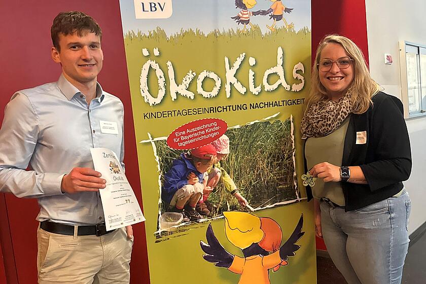 Das Johanniter-Kinderhaus „Waldwichtel“ wurde mit dem ÖkoKids Umweltpreis ausgezeichnet