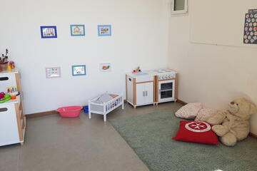 Puppenecke "Waldgeister" vom Kindergarten Frechdachs