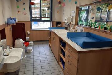 Wickelraum Johanniter-Krabbelstube Zeitlarn