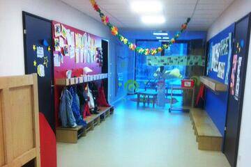 Garderobe Johanniter-Kinderkrippe "Hammermühlenkinder"