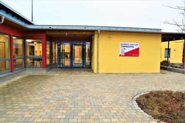 Eingang Johanniter-Kinderkrippe "Turmwichtel"