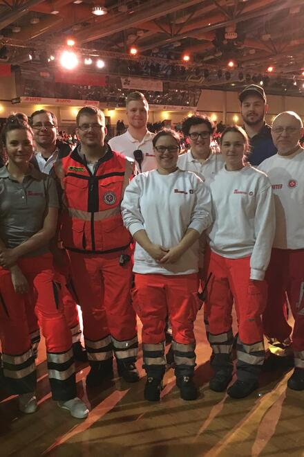 Gruppenfoto der Ehrenamtlichen im RV Mittelrhein