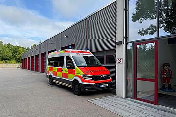 Eingang der Johanniter-Geschäftsstelle Augsburg