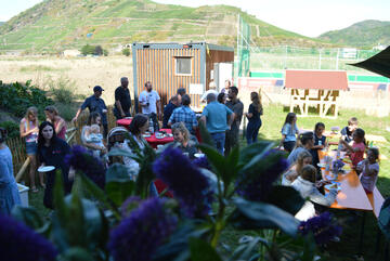 Feierliche Eröffnung der Waldkita Wildblumenwiese.