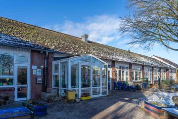 Eingang der Johanniter-Kita Pusteblume