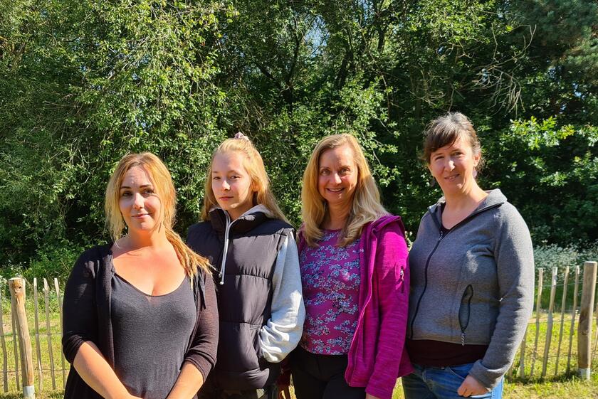 Das neue Team der Johanniter-Naturkita an der Reichen Ebrach in Schlüsselau