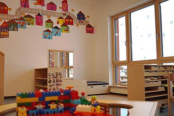 Spielezimmer von innen.