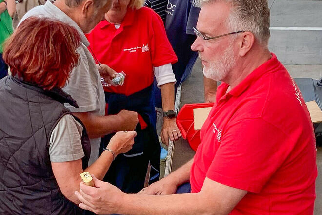 Das Gewinnspiel des Vereins Compagnie du Boule zog die Pétanque-Spielerinnen und -Spieler begeistert an. Die Schlüssel waren innerhalb kürzester Zeit vergeben. Der Erlös geht in voller Höhe an das Johanniter-Wohnhaus für Kinder und Jugendliche.