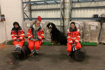 Bildimpression Rettungshundeteam