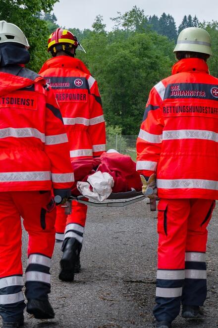 Übung im Katastrophenschutz.