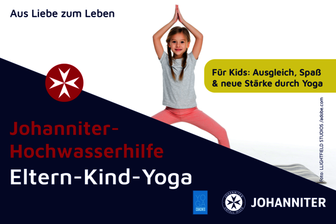 Hochwasserhilfe: Eltern-Kind-Yoga Hochwasserhilfe: Eltern-Kind-Yoga