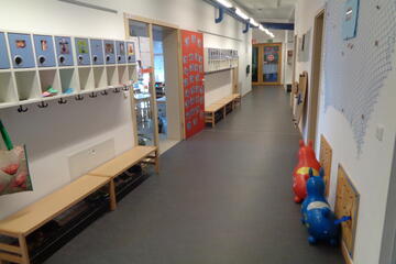 Garderobe Kindergarten Johanniter-Kindertagesstätte "Löwenzahn"