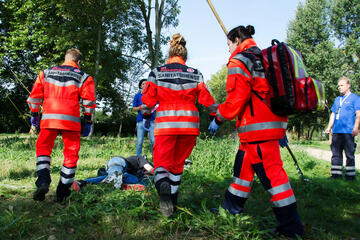 Die A-Mannschaft bei der Praxisübung