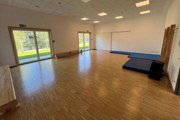 Turnhalle der Johanniter-Kindertagesstätte Biberbande in Bibertal