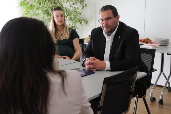 Es war ein sehr offener und interessierter Austausch.