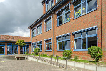 Außengebäude des Horts Wolke 7