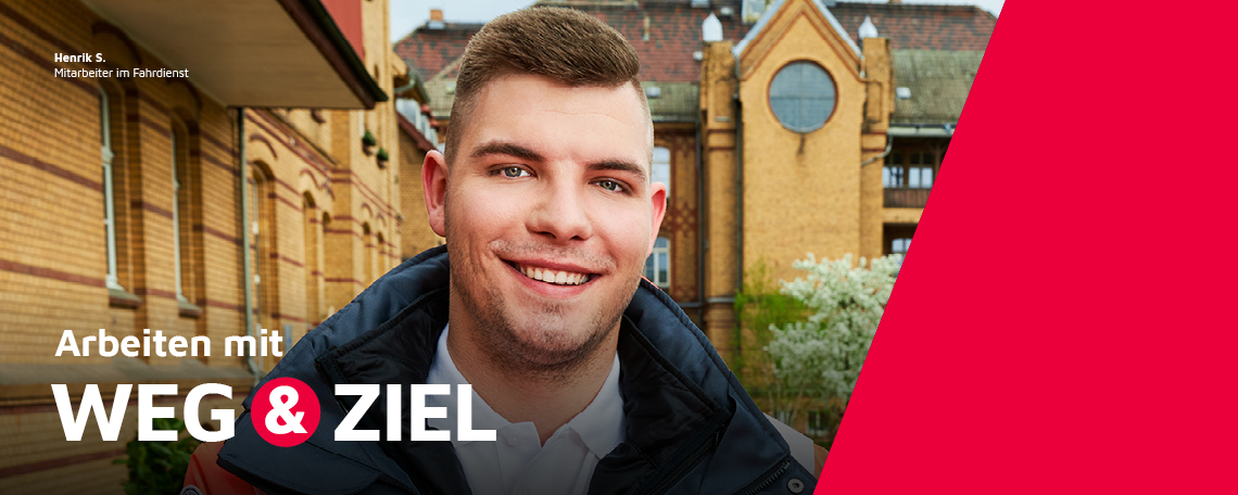 Ein Mitarbeiter im Fahrdienst der Johanniter.